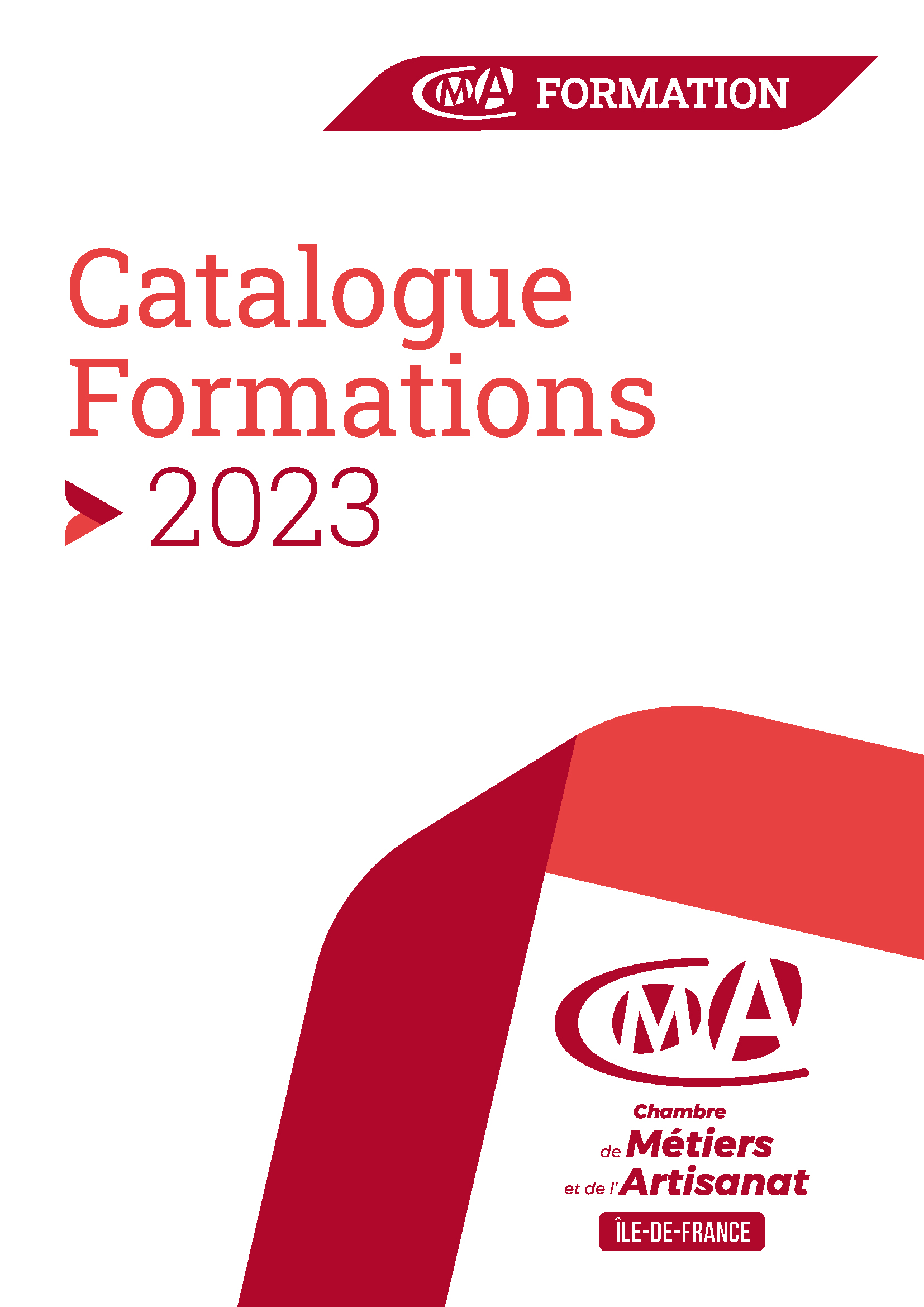 Catalogue Formations 2023